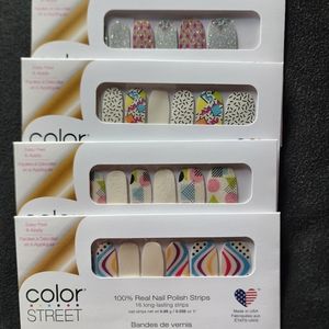 Color street nail polish strips